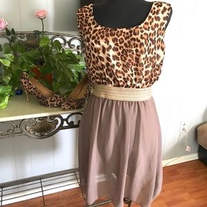 Leopard print dress 👗